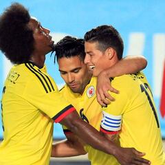 Colombia 1x1: James y Falcao mostraron categoría ante España