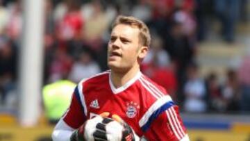 Neuer, durante un partido.