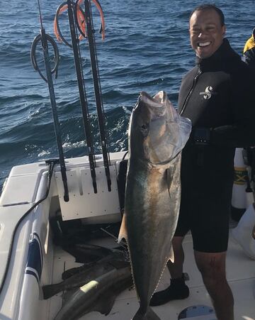 Es fácil verle en  sus redes sociales practicando su gran pasión por la pesca submarina.