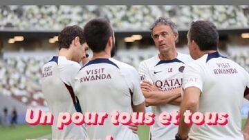 Mensaje subliminal de Luis Enrique