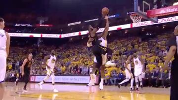 LeBron en modo Michael Jordan: hasta el Oracle Arena se rindió a él
