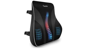 Cojín lumbar de silla para la espalda de la marca Tusscle en Amazon