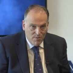 Tebas: "¿Pasillo al Barça? Si es una tradición para humillar no me gusta"