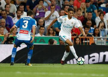 Achraf Hakini taking the Bernabéu experience in his stride.