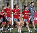 Último día de trabajo antes del partido ante el Madrid CFF