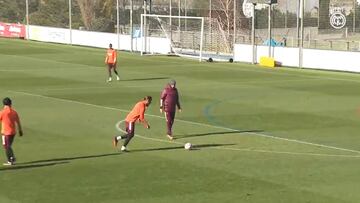 Últimos preparativos para el decisivo partido ante el Gladbach
