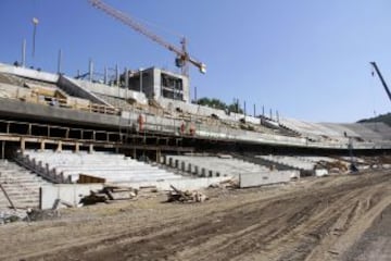 Así va la construcción del recinto de Concepción.