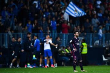 2-0. La desolaci¨®n de Messi tras el segundo gol de Jony.
