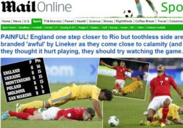 Portadas de la prensa extranjera