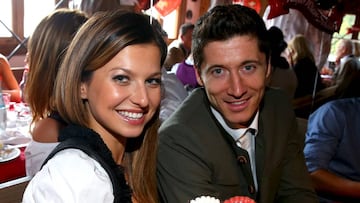 Anna Lewandoska y Robert Lewandowski. 