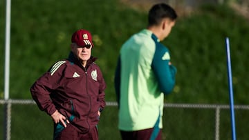 Javier Aguirre head coach during the Training Session of the Mexican National Team (Mexico), prior to the Final Four of the Concacaf Nations League 2024-2025 against Panama, at Facilities dignity health sports park, on March 22, 2025 in Carson, California, United States.