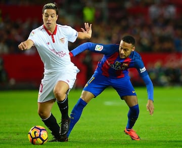 Samir Nasri y Neymar.