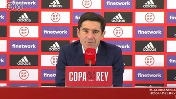 Marcelino: "Ser capaces de competir al Real Madrid como hemos hecho es algo increíble"