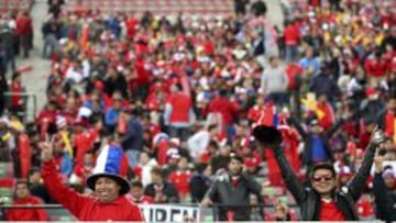 Chile, preocupada por la falta de apoyo de su público