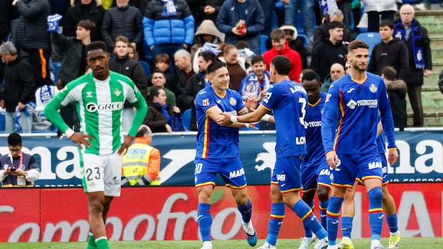El Getafe fulmina al Betis y pone sus miras en Europa