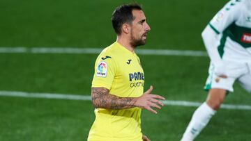 Paco Alcacer of Villarreal CF during the La Liga Santander mach between Villarreal and Elche at Estadio de la Ceramica on 6 December, 2020 in Vila-real, Spain
 AFP7 
 06/12/2020 ONLY FOR USE IN SPAIN