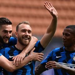 El adiós de Conte, "un shock" para Eriksen