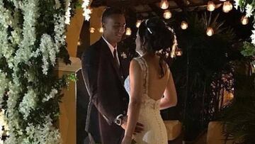 Danilo celebró este viernes su boda con Clarice Salas en Brasil