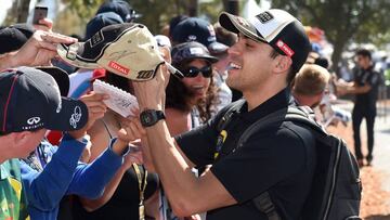 Pastor Maldonado cuando era piloto de Lotus en F1.