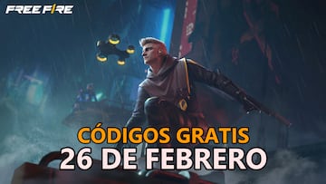 Códigos Free Fire 26 de febrero