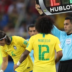 Marcelo se retiró por lesión: no está descartado para octavos