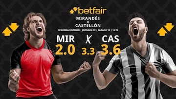 CD Mirandés vs. CD Castellón: horario, dónde ver, pronósticos y clasificación