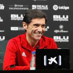 Marcelino: "Estamos felices pero hay que pensar en el Athletic"