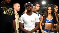 El pesaje de Mayweather y McGregor en imágenes
