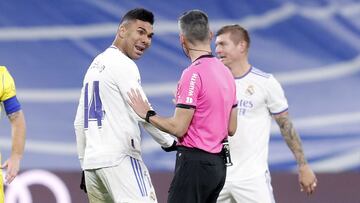 Jaime Latre amonestó a Casemiro y se pierde el viaje a Bilbao.