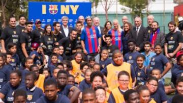 Ronaldinho ha sido la principal estrella del evento.