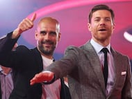 Guardiola y Xabi Alonso.