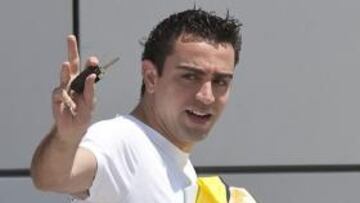 Xavi, seria duda para jugar contra el Mallorca