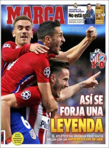 Portadas de la prensa mundial