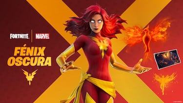 Fortnite: Fénix Oscura/Jean Grey de los X-Men de Marvel llega como skin