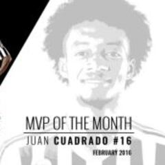 Hinchas eligen a Cuadrado como el mejor jugador de febrero