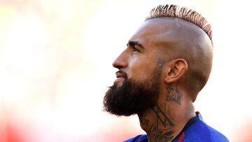 Arturo Vidal aprovecha su día libre para apoyar a sus hijos en la vuelta al cole