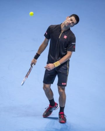 Novak Djokovic tuvo algunos problemas para superar a Nishikori.