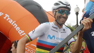Valverde: "Astana le salv車 el maillot de l赤der a Roglic"