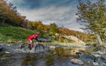 El impresionante paisaje en que se vivió la carrera de MTB