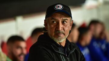 Raul Gutierrez head coach of Cruz Azul during the game Necaxa vs Guadalajara, corresponding to Round 3 of the Torneo Clausura 2023 of the Liga BBVA MX, at Victoria Stadium, on January 21, 2023.

<br><br>

Raul Gutierrez Director Tecnico de Cruz Azul durante el partido Necaxa vs Guadalajara, Correspondiente a la Jornada 03 del Torneo Clausura 2023 de la Liga BBVA MX, en el Estadio Victoria, el 21 de Enero de 2023.