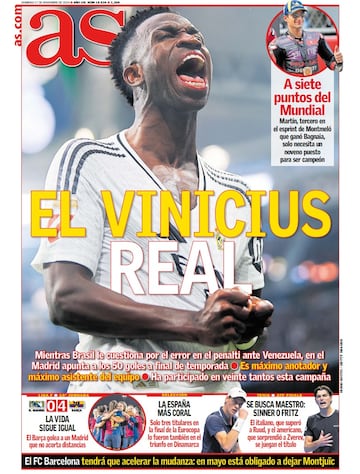 Las portadas de AS de noviembre