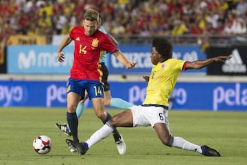 Asier Illarramendi makes his Spain debut against Colombia.