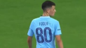 La exhibición del canterano Foden que dejó con esta cara a Guardiola