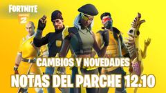 Fortnite - Notas del parche 12.10: cambios y novedades