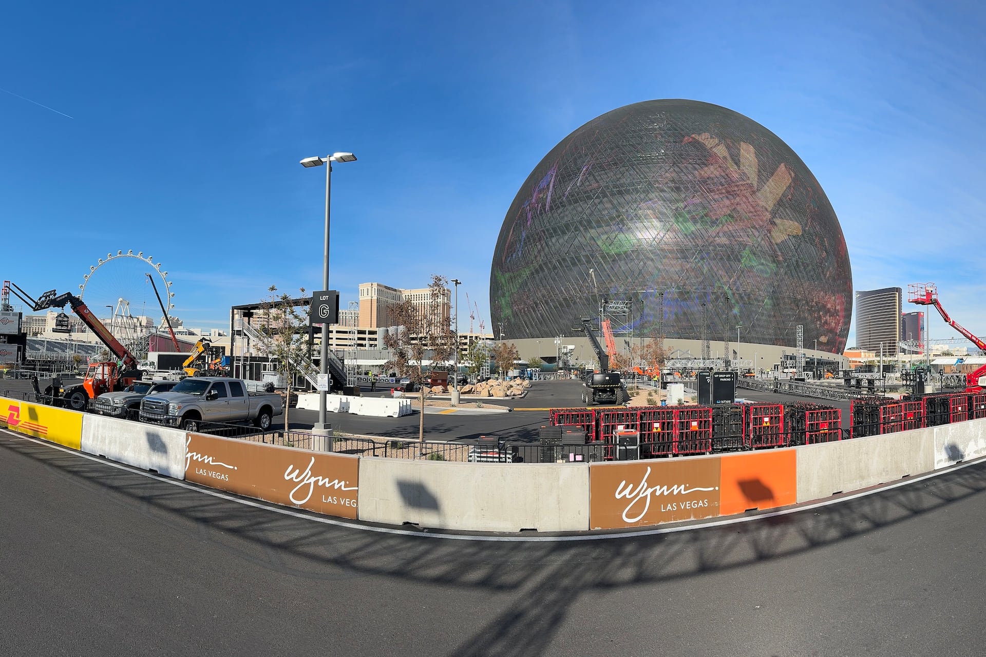 The Sphere, en Las Vegas, antes del GP de F1.