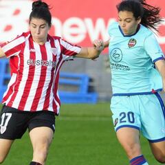 El Athletic-Levante, un clásico femenino con 9 Ligas
