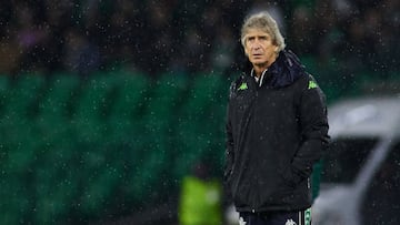 Pellegrini, en un partido. 