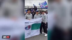 Eduardo Vargas se encuentra con hinchas de Audax Italiano y esto pasa: ¡lo tuvieron que sacar sus compañeros!
