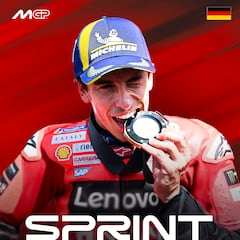 Resultados MotoGP: parrilla de salida y esprint del GP de Alemania