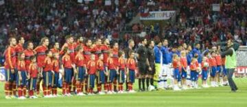 Las imágenes del amistoso